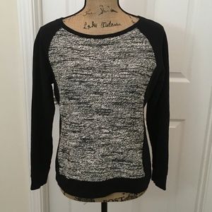 LIZ Claiborne Black and Gray Sweatshirt REDUCED